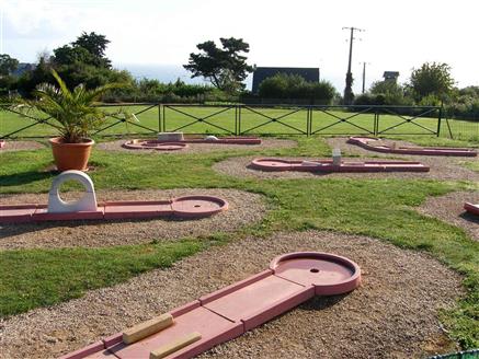 Mini golf en accès libre