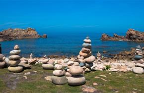 Cairn sur l'île de Brehat