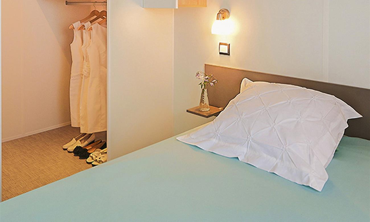 Lodge 30 m² intérieur Intérieur mobilhome 5 pers paimpol 