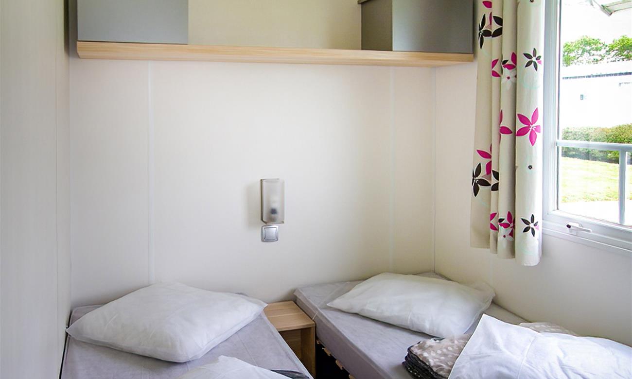 Lit 2 places - Mobil-home panoramique 