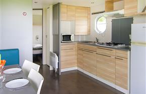 Séjour Mobil home panoramique - camping plouha