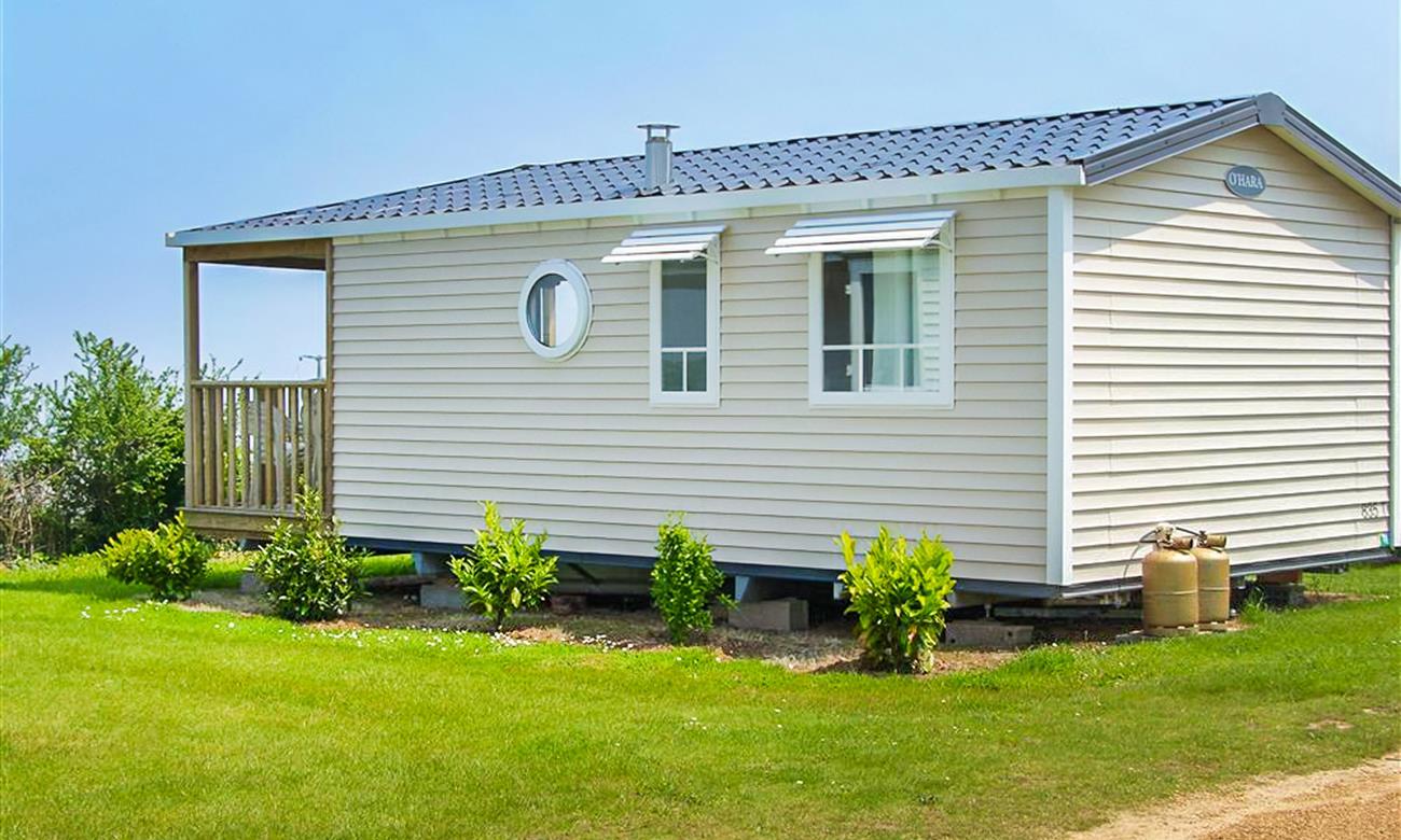 Mobil home panoramique vue mer - camping paimpol 
