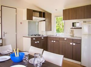 Séjour à Plouha – Salle à manger mobile home 3 chambres