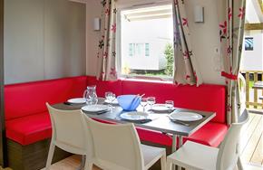 Vacances à Plouha – Intérieur mobile home 3 chambres 