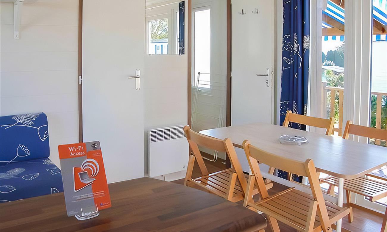 Vue intérieure, mobil home 29m² 