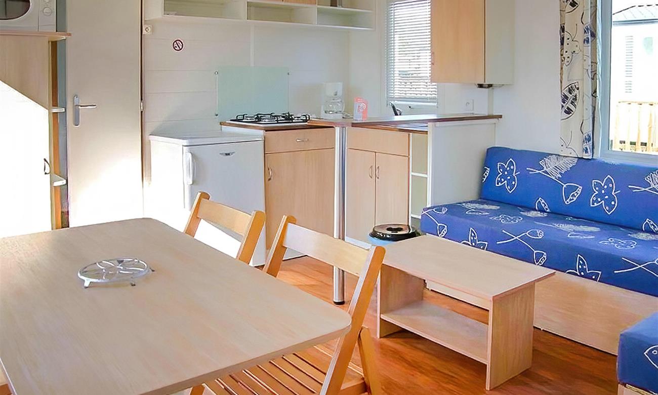 Vue intérieure, mobil home 29m² 