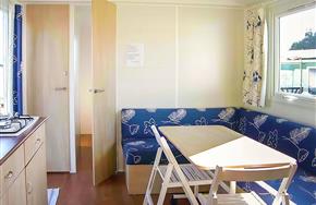 Vue intérieure - mobil home 2 ch - Camping paimpol
