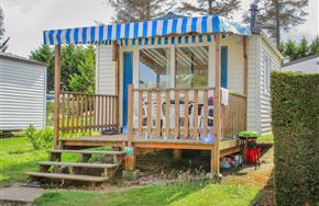 Vue extérieure mobil home 2 personnes 