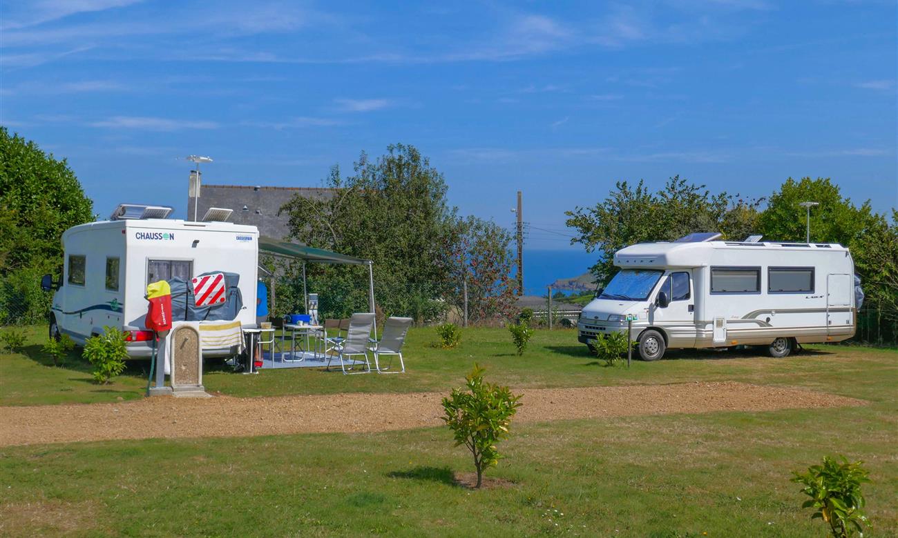 Emplacements Camping Paimpol - Caravaning à Plouha, Côtes d'Armor