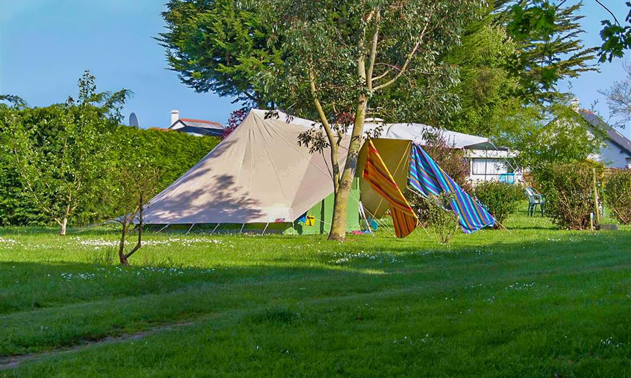 Emplacement tente - sejour paimpol 