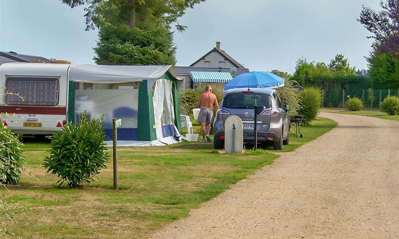 Emplacement tente - sejour paimpol 