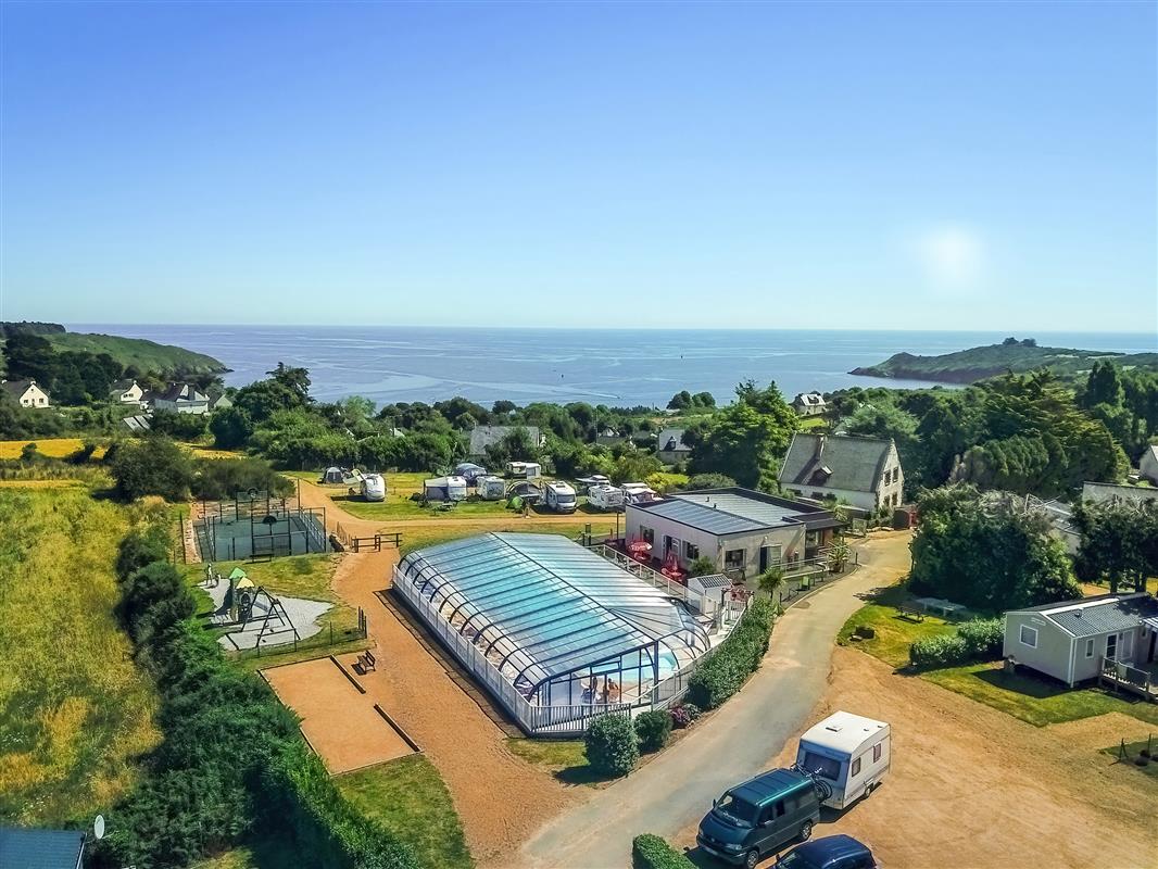 Camping avec piscine chauffée près de Paimpol, Côtes d'Armor en
