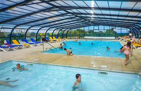 Covered swimming pool