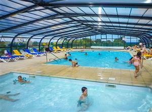 Covered swimming pool