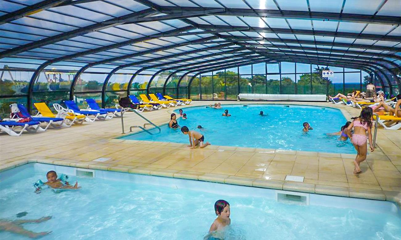 Covered swimming pool