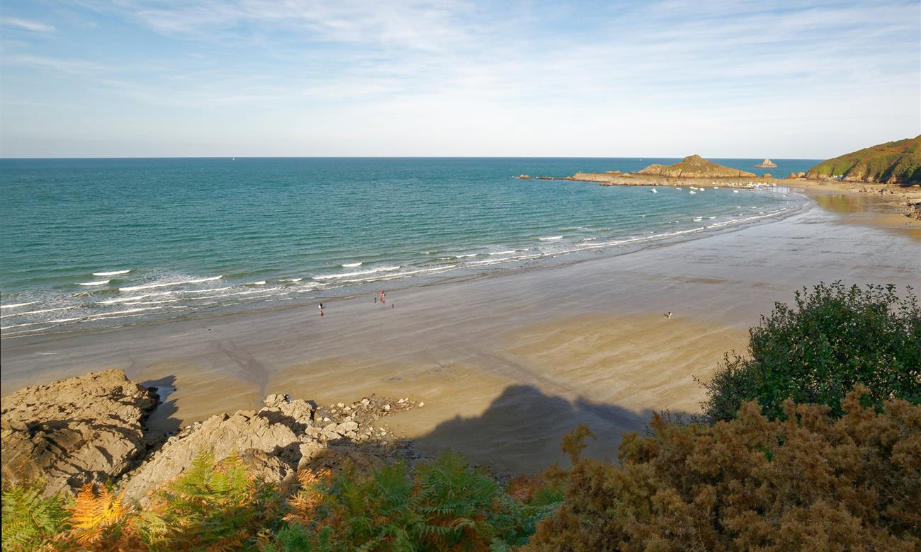 La plage de Bréhec Plouha