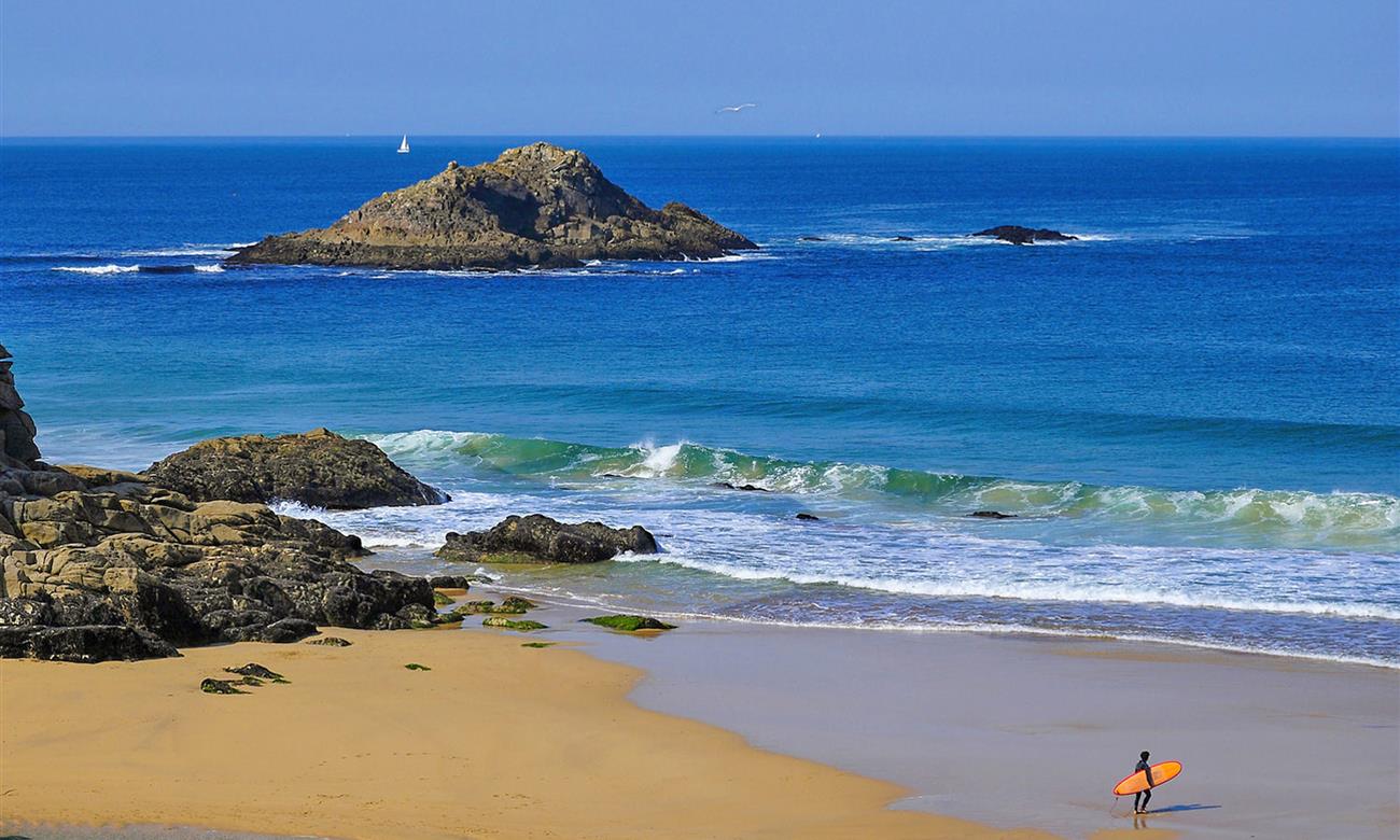 La plage de Bréhec Plouha