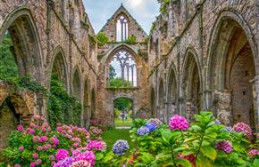 Abbaye de Beauport près de Paimpol dans les côtes d'armor