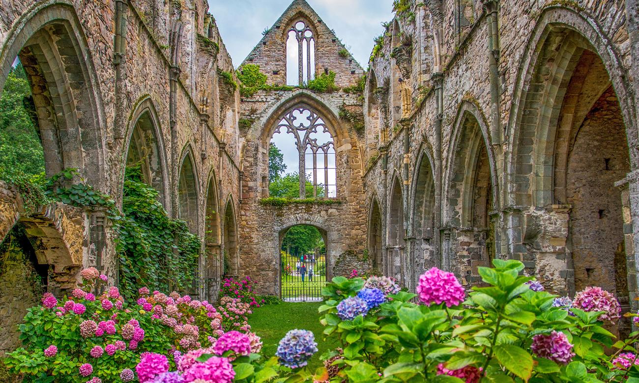 Abbaye de Beauport près de Paimpol dans les côtes d'armor