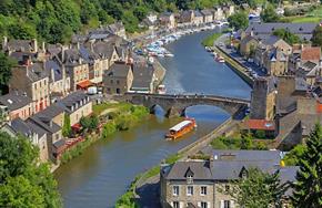 Vue sur la ville de Dinan
