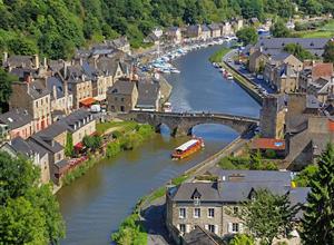 Vue sur la ville de Dinan