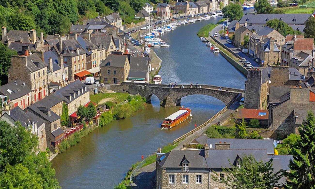 Vue sur la ville de Dinan